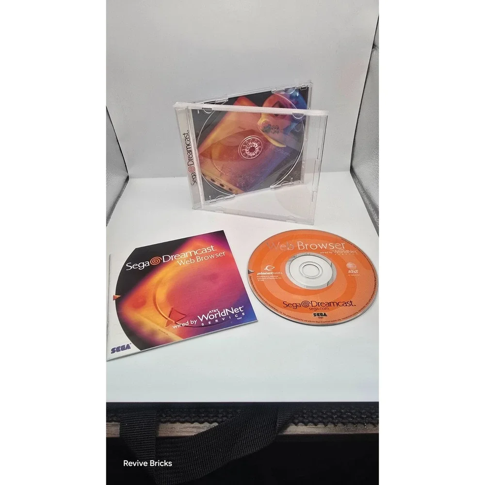 SEGA Dreamcast Web Browser (Sega Dreamcast,‎ 1999) CIB Complete Tested Working